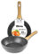 IPEA Sartén antiadherente para pasta y frituras – Inducción y hornillo a gas – 20 cm – Wok – Sartén antiadherente de aluminio para saltear pasta, freír verduras, risotto