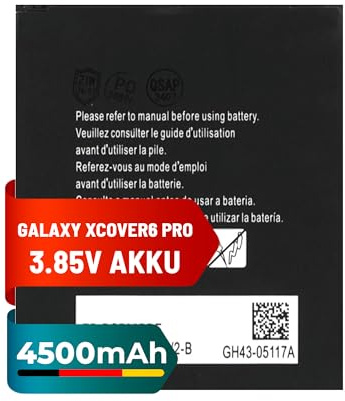Mpsmobile® Akku für Samsung Galaxy Xcover 6 Pro | 4400mAh | Original Ersatzbatterie