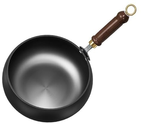 kesurpae Pentola in a pancia grande, forgiata a mano, per una cucina versatile, pentola in pancia grande forgiata mano, senza coperchio