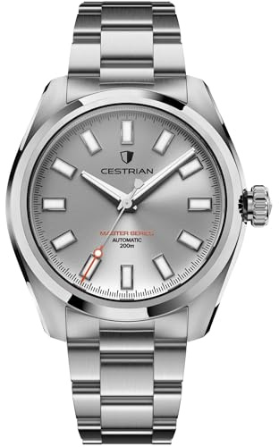 Cestrian Master Series V3 - Reloj automático para Hombre de 40 mm, Caja y Pulsera de Acero Inoxidable 316L, Resistente al Agua hasta 200 m.