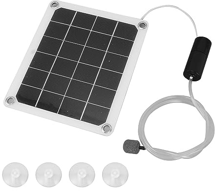 MasYosh Aireador Solar para Estanque, Oxigenador Eficiente y Silencioso de 20W para Estanque de Peces, Bomba de Aire para Acuario, Respetuoso con el Medio Ambiente para Hidroponía
