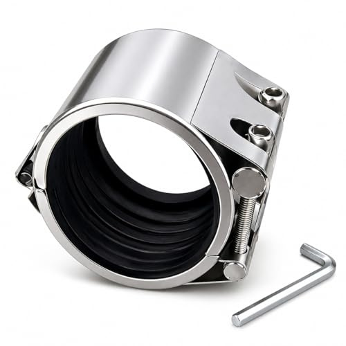 AYCWJZM Rohrreparaturschelle, Leckdichter, Notfall-Reparatur-Set für Kunststoff- und Metallrohre (10,2 cm)