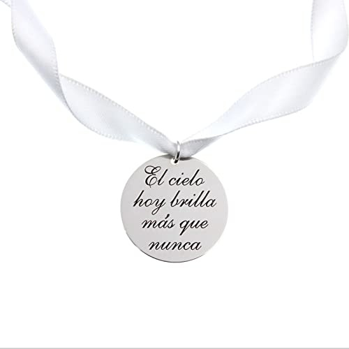Mi Joya Personalizada - Medalla para Ramo de Novia en Plata de Ley