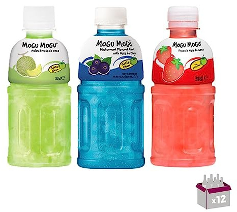 Mogu Mogu - Grosella - Fresa - Melón - 12 x 32 cl