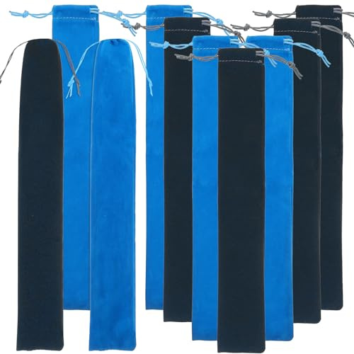 ERINGOGO 30Pcs Soprano Recorder Storage Bag Compact Suede Pouches Velvet Carry Bag for Musical Instruments, Versatile Carrying Solution