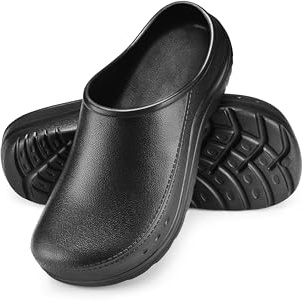 ESTRO Trädgårdsskor Herr Tofflor Dam - Unisex Trädgårdstofflor Clogs Dam Gummi Lätta Sommar Trädgård Clogs Herr CC01 (36, Svart)