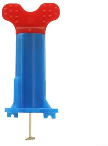 Sistema de nivelación de azulejos, 40 unidades, ayudas reutilizables para la colocación de azulejos, innovadores separadores con tornillo interior, eficiente y asequible, azul, espaciador de azulejos