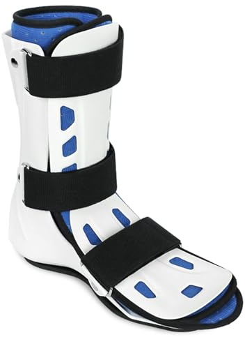 JIANGSHUAIM Fracture walking boot, Orthopedic boot ankle brace with stabilizing cover support breathable non-slip leg fracture care fixation pain relief instead of plaster(Large)