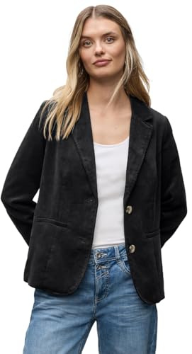 Street One 2116828 Blazer de Pana, Negro, 42 Mujeres