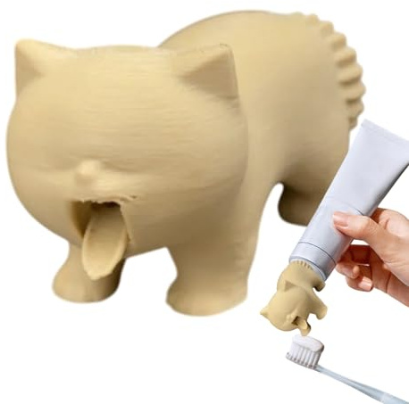 Distensatore di dentifricio Cat | CAT VOMIT DOE DOOT PASTE SQUEEZZA | Toppers del dentifricio | per la doccia per bagno bambini dormitorio per la casa amante degli animali