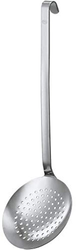 Rosle 10050 - Schiumarola 32 cm, piatta con fori grandi