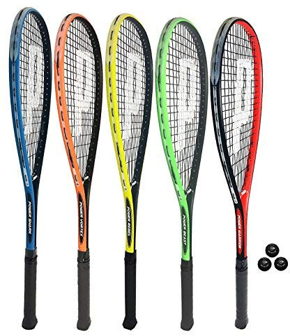 Prince Power Beast Squash Racket Plus Cover + 3 Balls