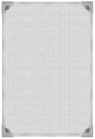 PALMAT – Einstellbares magnetisches Insektenschutzgitter - Fliegengitter DIY, Einfache Installation, Für viele Fenster, Hält Fliegen fern, Mit farbigem Rahmen, Schwarzem Netz (100 X 120 cm, Weiß)