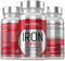 Iron PRO Complex (Dual Action Iron 2 Forms) Bisglycinate & Gluconate 2-in-1 Complete Iron Tablets Supplement High Strength with Vitamin C, B12, B9, B6, Copper – 90 Vegan Capsules Ferrous