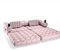 Pigro Felice - Modul'Air 3-in-1 Pool - Aufblasbare Doppel-Sonnenliege - Luftmatratze - Bank - Widerstandsfähige Materialien - Lange Lebensdauer - Premium - Rose Rosa