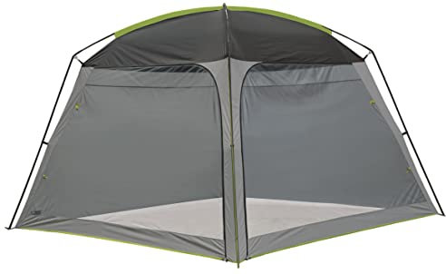 High Peak Unisex – Erwachsene Pavillon 3x3m, hellgrau-dunkelgrau-Lime, Einheitsgröße