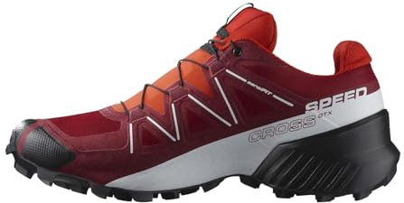 Salomon Herren Speedcross Gore-tex Trailrunning-Schuhe, Red Dahlia White Black, 45 1/3 EU