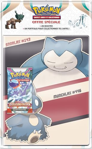 Pokémon - Pack Portfolio + Booster - Evolutions à Paldéa (EV02) - Modèle aléatoire - Jeux de Société - Jeux de Cartes - Cartes à Collectionner - Version française