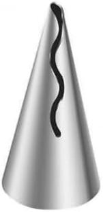 Silver Pleated Skirt Piping Nozzles, Stainless Steel Russian Nozzles Tips Piping Set for Pastry Fondant, Cake Decorating Supplies Baking Tools, Decorating Tools, Icing and Piping Tips（#080）