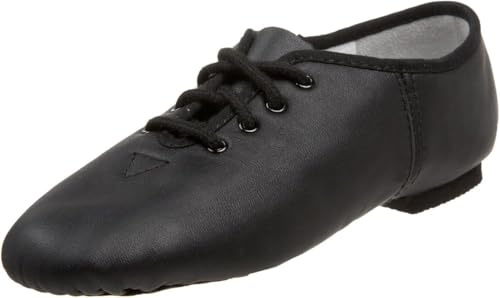 SHADOW DANCE UK - Black Lace-Up Jazz Shoes Girls - Leather Ballet Shoes with Cotton Lining – Split Sole for Dance, Gymnastics & Theatre (UK Footwear Size System, Adult, Women, Numeric, Medium, 5)
