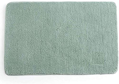 LiGG LiGG Badematte Anti Rutsch Badteppich Absorbent Badezimmerteppich Microfaser Badvorleger Extralange Badematten, Grün, 30 x 50 cm