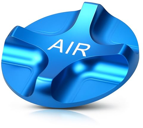 Ventildeckel aus Aluminiumlegierung, Federgabel vorne, Ventildeckel, wasserdicht, Luft, Axxessory (blau)