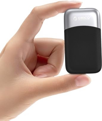 ORICO 512 GB Externe SSD bis zu 2000MB/s, tragbares Solid State Drive mit 20Gbps USB C&A Kabel, zuverlässiger Speicher für Type-C Smartphone, Tablets, Laptops, USB 3.2 Gen 2x2- M20