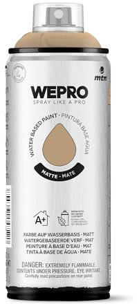 MTN WEPRO Water Based Mate WP-801 Marrón Latte, Spray 400ml
