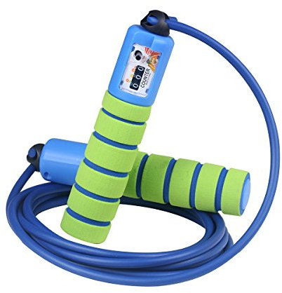 Browill Springseil Speed Rope Mit Zähler Und Komfortablen & Anti-Rutsch Griffen, Licht, Springseile Für Workout, Crossfit, Boxen, Training Und Fitness