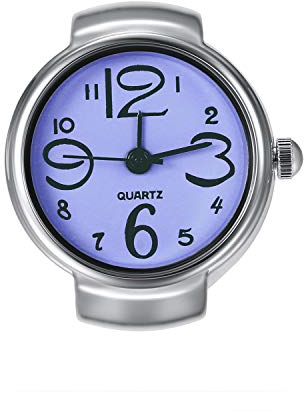 Lancardo Damen Herren Ringuhr Analog Quarz am Finger Uhr Ring