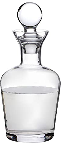Water Jug Pitcher Glass Carafe Jar Decanter with Stopper Wedding Anniversary Glassware Gift (31oz / 900ml)