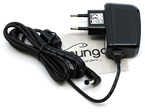 Chargeur Compatible avec Radio de Chantier Makita BMR100, BMR100W, BMR101, BMR101W, BMR102, BMR102W, BMR103, BMR103B - Câble de Chargement avec câble de Chargement avec Chiffon de Nettoyage Mungoo