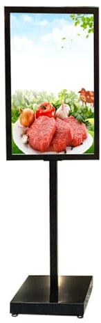 YNAADYH presentationsställ affischställ kundstopp A1,176 cm kundstopp utomhus affisch ställ reklambräda reklambord gångbanor affisch kundstopp A1 väderbeständig