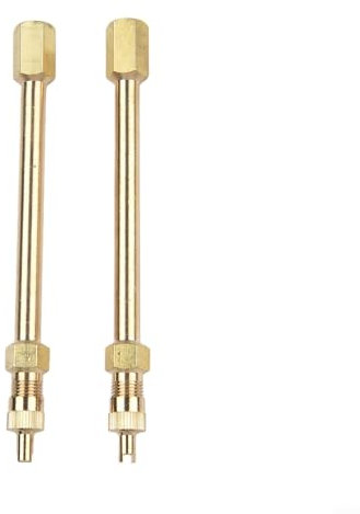 2 aste di prolunga per valvole pneumatiche, da 100 mm, compatibili con tutte le valvole standard