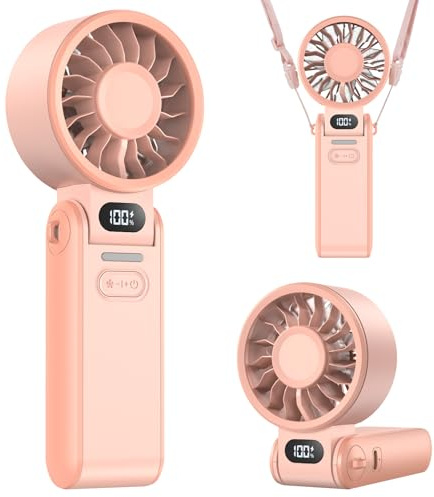 UIONVO Ventilador de Mano Portátil 100 Velocidades - Silencioso y Potente
