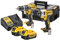 DEWALT TSTAK™ Twin Kit 1 x 18V DCD796 XR Brushless Combi Drill 1 x 18V DCF887 XR Brushless Impact Driver 1 x 10.8-18V DCB115 XR Charger, 2 x 18V 4.0Ah Li-ion Batteries and 1 x TSTAK™ Case