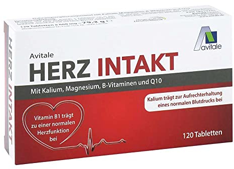 Herz Intakt Mit Kalium+Magnesium+B-Vitamine Tabletten 180 stk