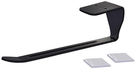 SUIOPPYUW Unter dem Regal Becher Aufbewahrungsregal, multifunktional, robust, Tassen und Tassen Aufhängeregal aus Aluminiumlegierung, Schwarz