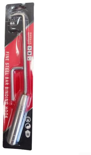 Wire Winding Clamp Hand Hook Tool for Construction Site Steel Bar Tying with Chrome Plated Iron Material and Strong Bearing Capacity (C)