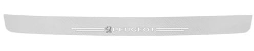 LSYZGRBC Protector de Parachoques Trasero, para Peugeot Rifter Standard 2018-2023 2024 2025 Carbono Fibra Protección Borde Carga Umbral Puerta Accesorios,B