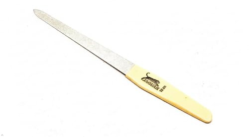 Lima professionale per unghie, doppia faccia, in acciaio qualità Jaguar, 18 cm
