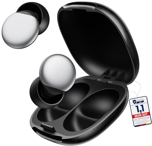 #1 2026 Nuova Versione Ieapiar Tappi Orecchie Dormire, 47 dB Silicone Baby, Progettati per Anatomia Europea, Ideali per Riduzione Rumore, Russamento, Concerti e per Dormire su un Fianco
