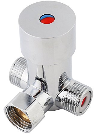 Valvola Miscelatrice Rubinetto Miscelatore Acqua Calda e Fredda G1/2 per Bagno e Cucina