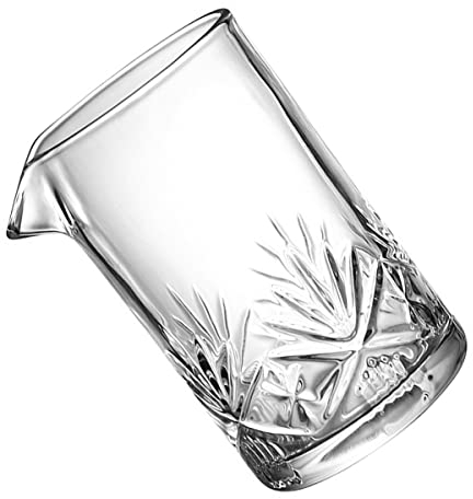 OUNONA Kristallmischglas Zum Cocktails Rühren Glas Mixkrug Mit Ausgießer Für Getränke Mischen Stabiler Glasbehälter Mit Verdicktem Boden Für Barkeeper Und Heimbar-enthusiasten