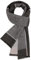 Niwicee Sciarpa Uomo Invernale Sciarpa Classica e Elegante Linea Reticolo Sciarpa Calda d'autunno e Inverno Sciarpa Termica Calda Morbida Casual Business Elasticità Lungo Regalo 180x30cm Grigio chiaro