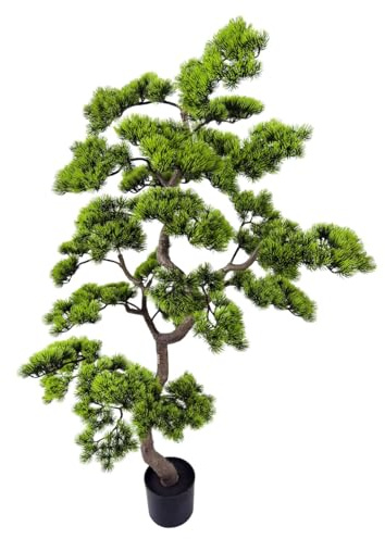 Alonfale 5ft Artificial Bonsai Tree - Large Faux Plants Indoor with Ceramic Pot, Realistic Fake Plants Decor for Home Office, Living Room, Farmhouse Zen Decor