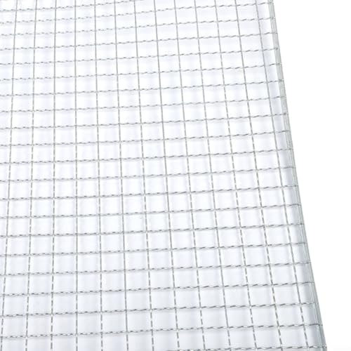 Griglia in ferro zincato per barbecue in ferro per una durata eccezionale e longevità (60 x 40 cm)