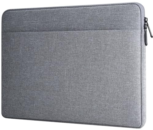 HEDUGO Funda para Portátil con Bolsillo para Accesorios Funda Acolchada para Ordenador de 15 a 16 Pulgadas Compatible con MacBook Air/Pro Funda Protectora de 15” a 16” Chromebook/Ordenador Portatil