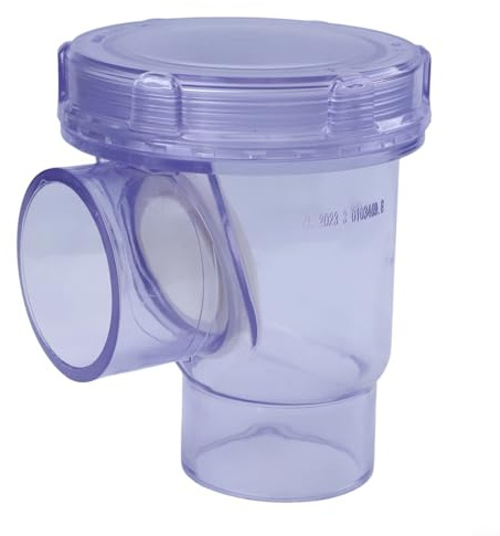 Válvula antirretorno de plástico PVC para tuberías de alcantarillado de 50 mm, diseño horizontal y vertical, antirretorno, impermeable, para sistemas de alcantarillado doméstico y aplicaciones