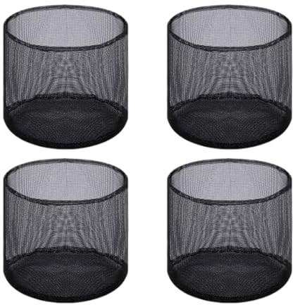 Genérico Cestini per piante da stagno - 4 pezzi in PVC, per laghetto acquatico per interni ed esterni, vaso riutilizzabile resistente per terrazza e giardino, durevole crescita